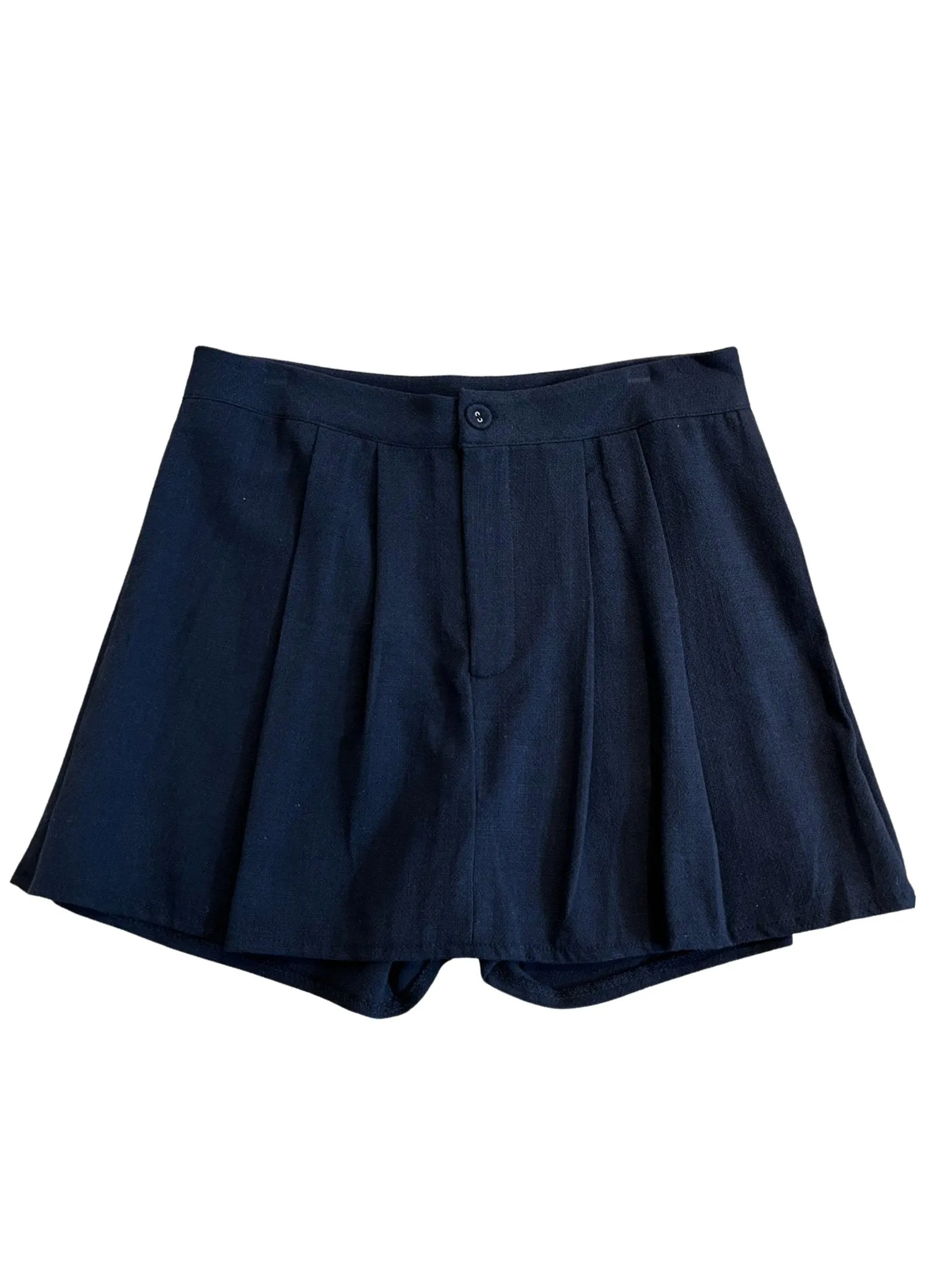 100% Organic Fabric Skort - Black