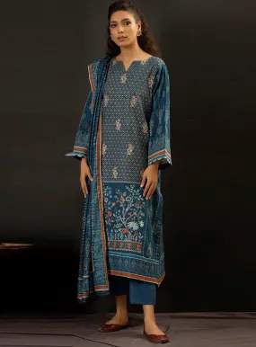 Aadab By Rashid Textile Embroidered Khaddar Unstitched 3 Piece Suit - RT23AK 8304