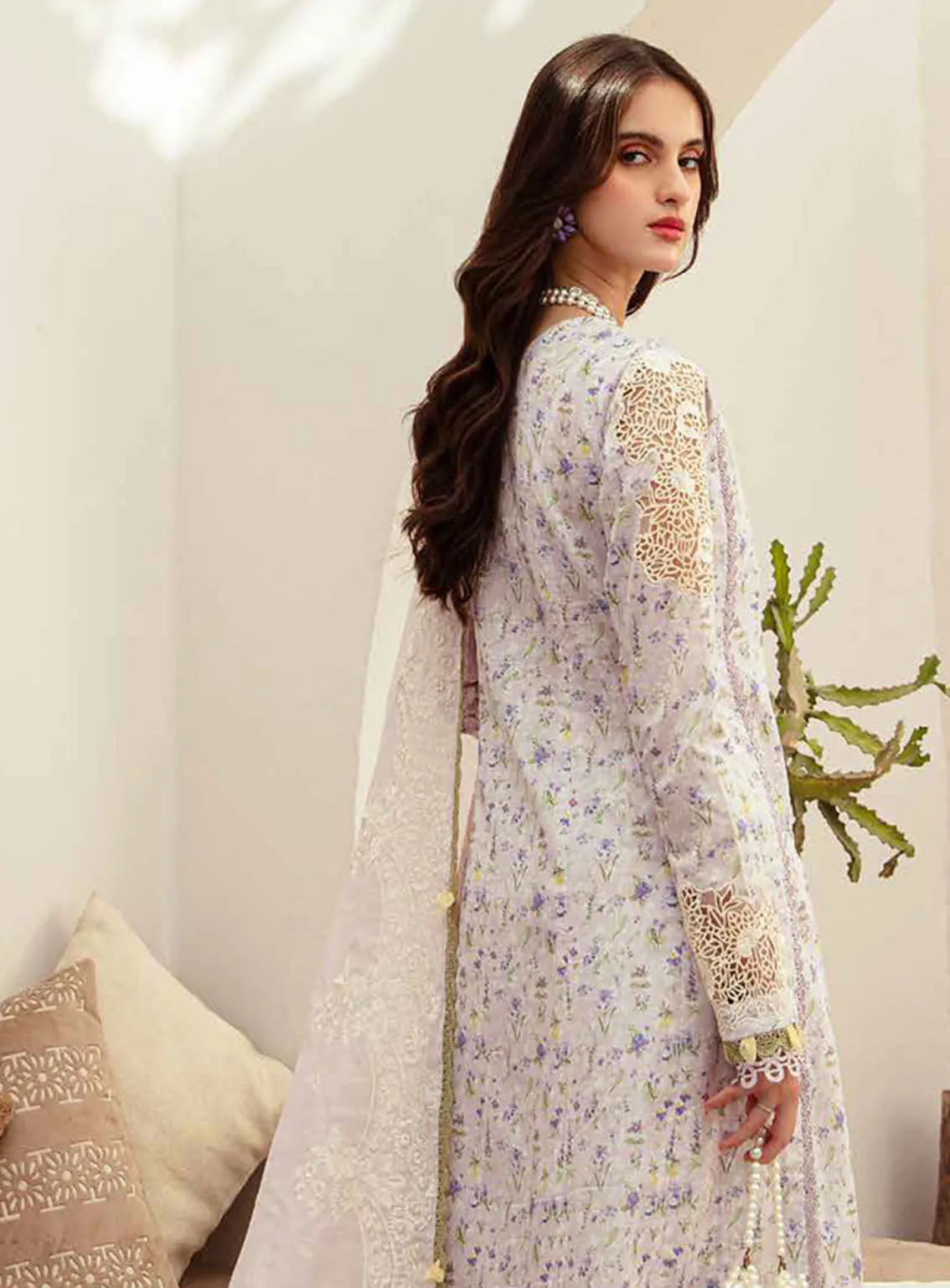 Alif Affordable By AJR Couture Embroidered Lawn 3 Piece Unstitched Suit AJR24AA AFL-02 ARIA