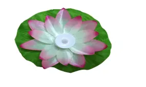 Artificial Lotus Colorful Changed Floating Flood Light Underwater Lights