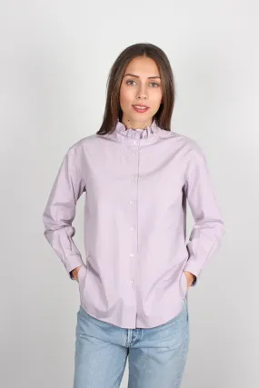 Bellerose Greta lilac cotton shirt