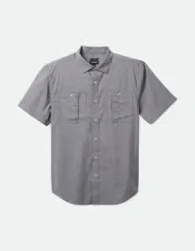 Brixton Charter Crossover S/S Shirt - Pebble