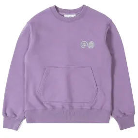 Carrier Goods Core Logo Crew Sweatshirt Purple Sage