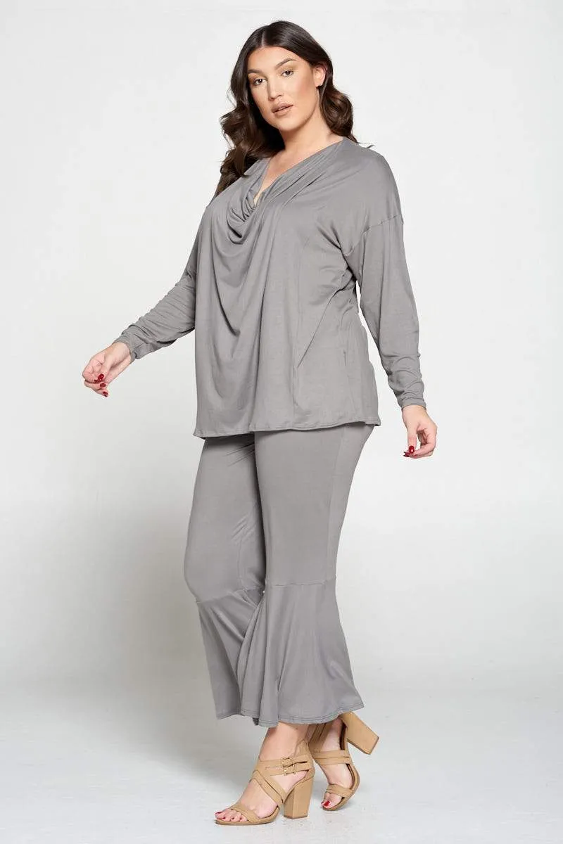 Draped Loungewear Set