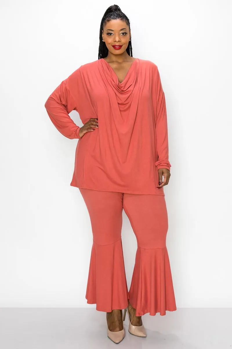 Draped Loungewear Set