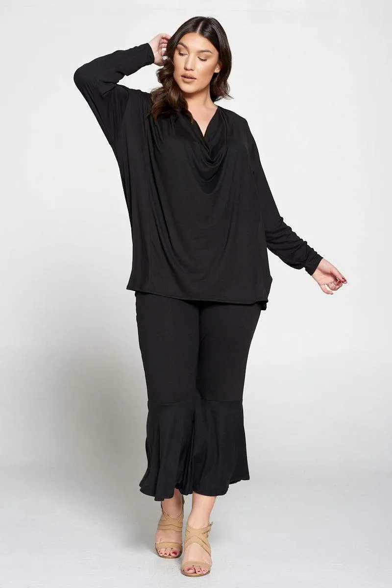 Draped Loungewear Set