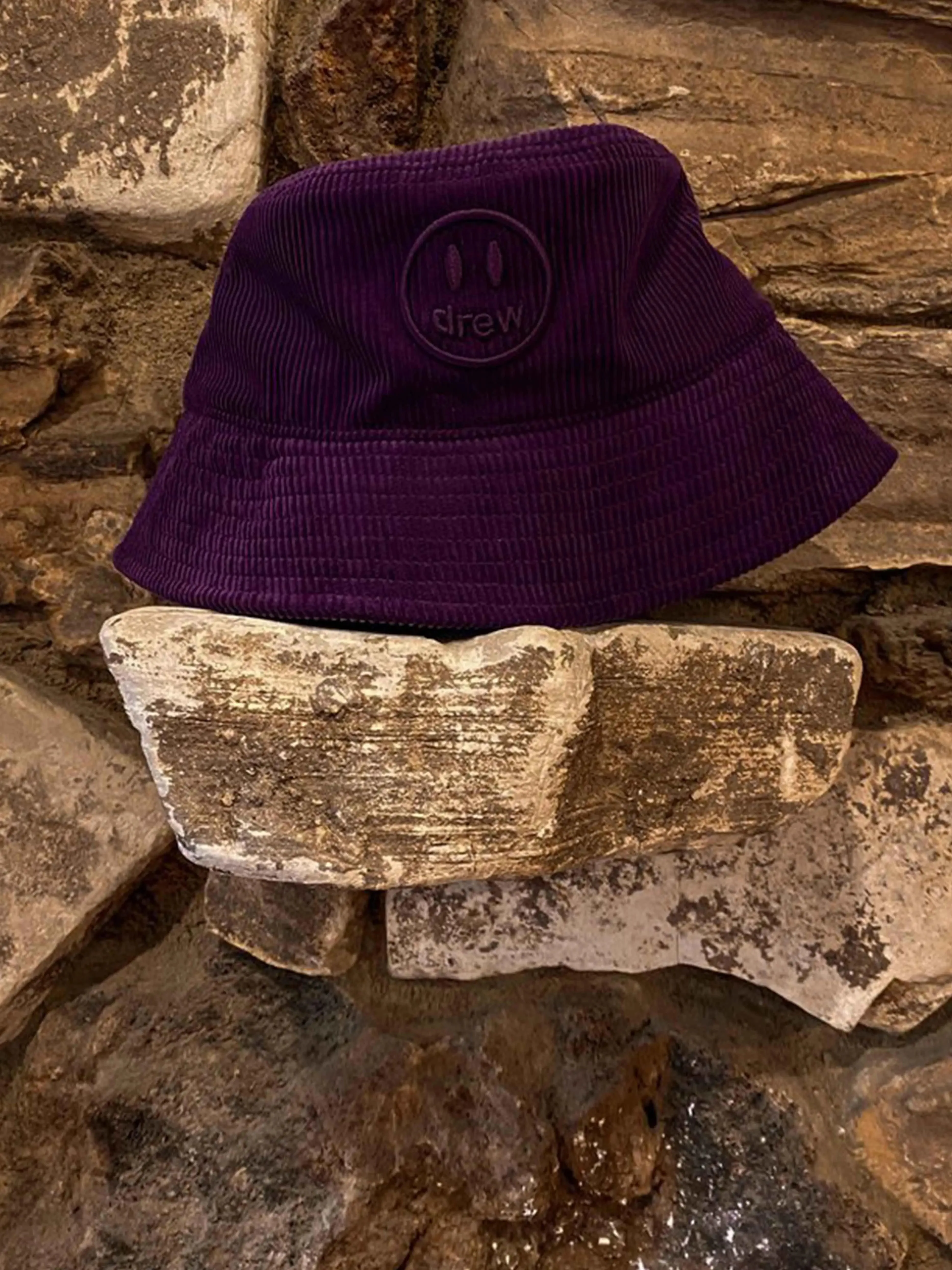 Drew House Mascot Corduroy Bucket Hat Purple