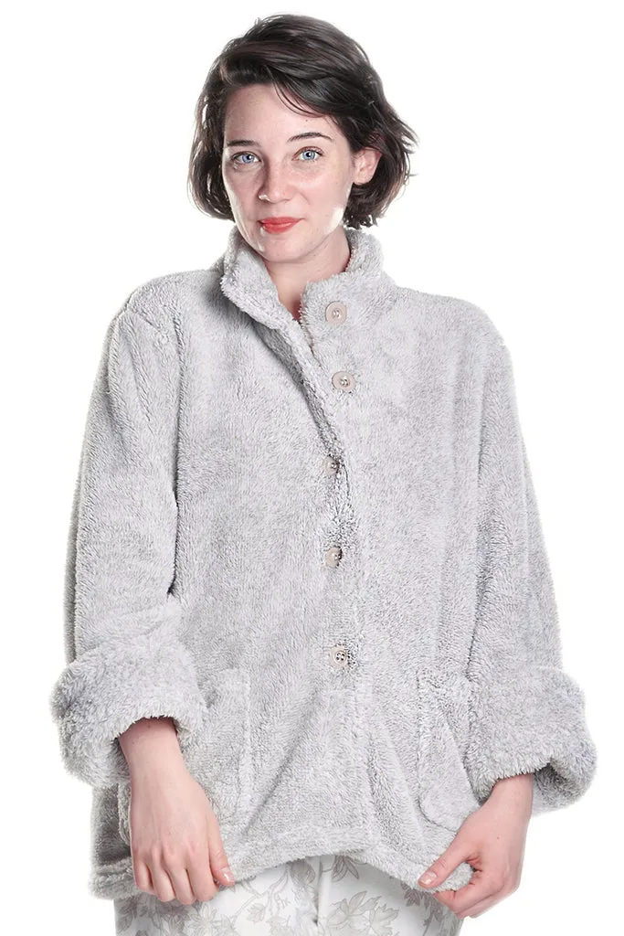 Fleece Plus Size Bed Jacket