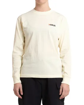 Foxtrot Long Sleeve Tee - Bone White