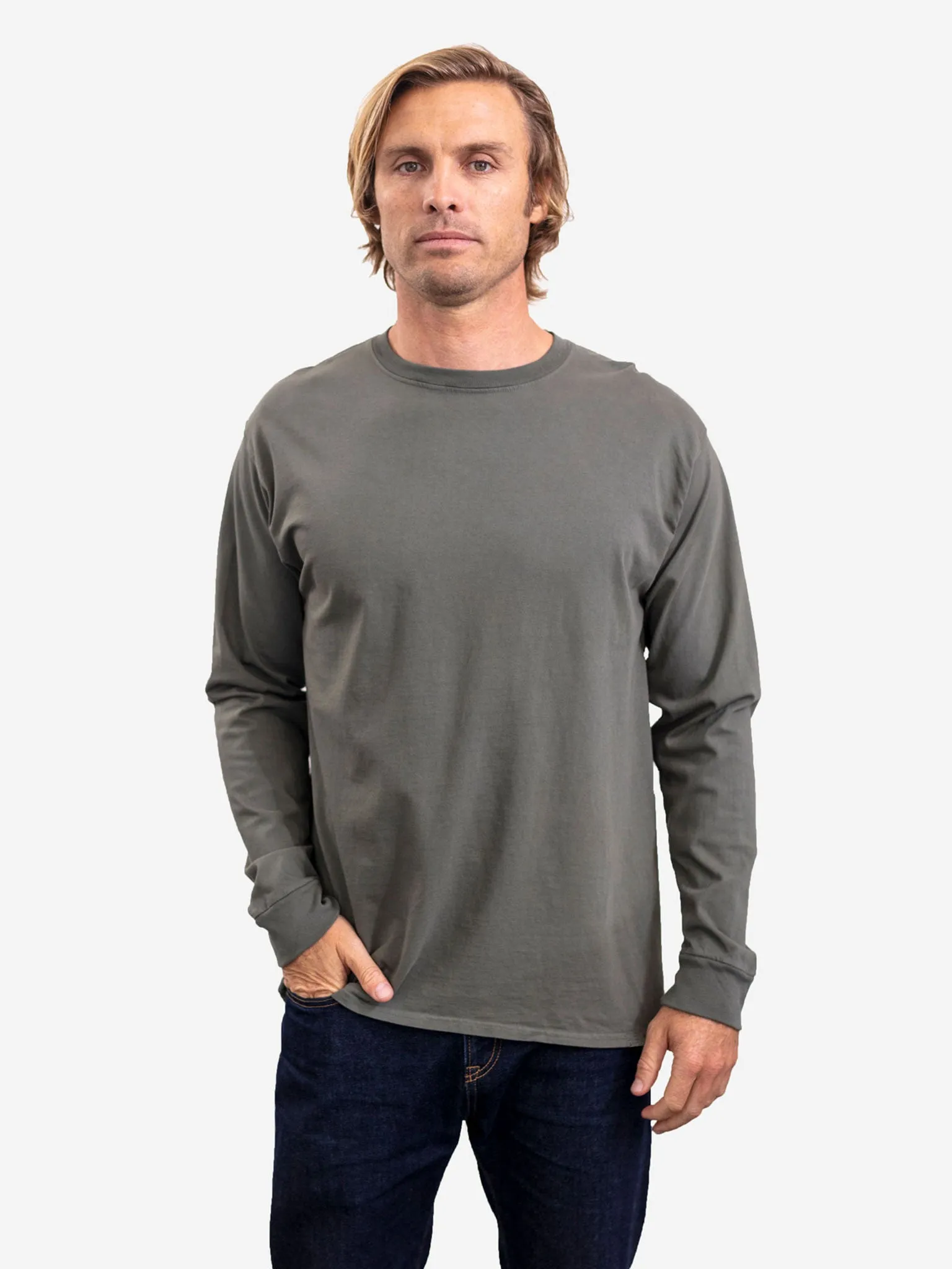 Garment Dyed Long Sleeve