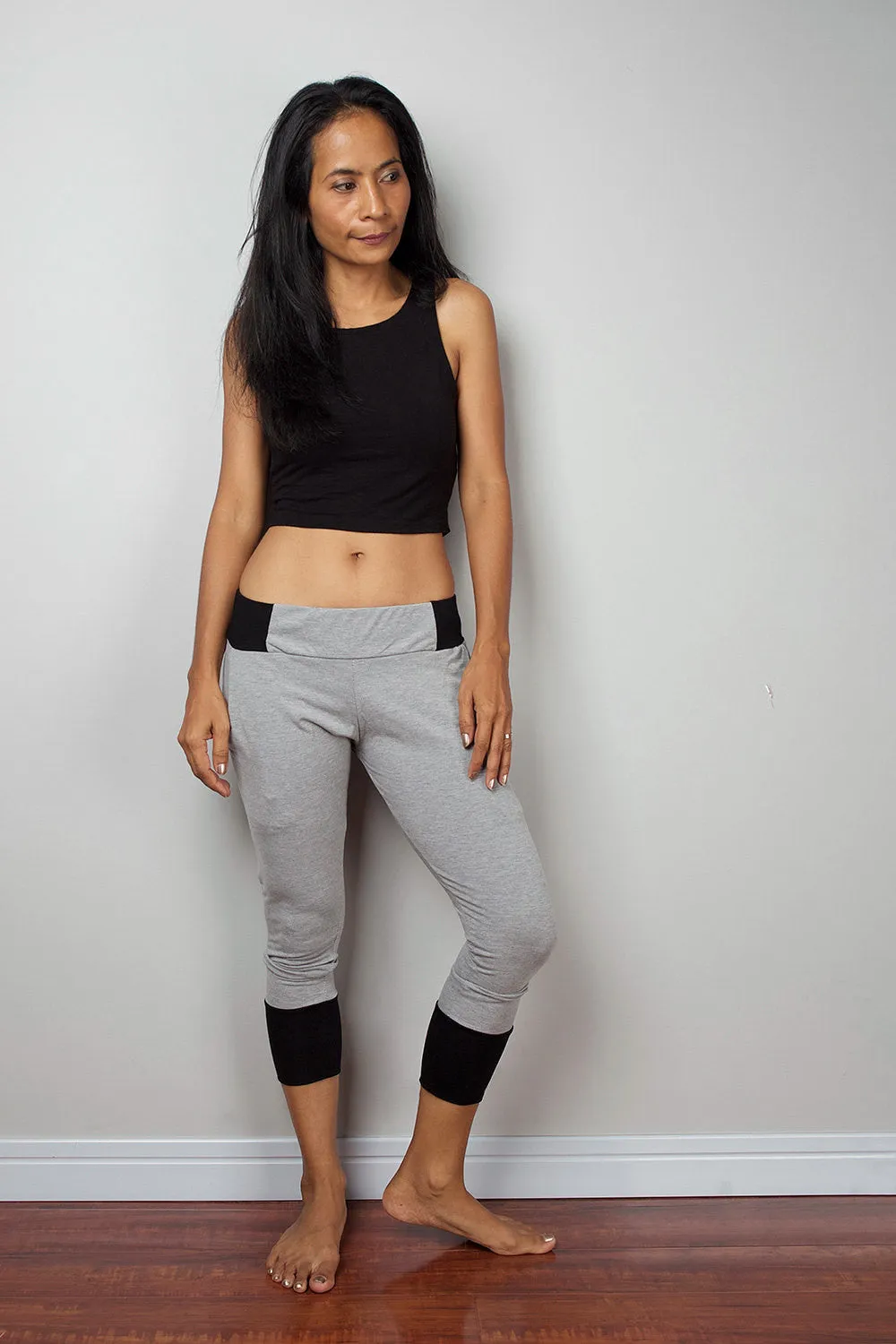 Grey pants / grey yoga pants / light grey pants : Urban Chic Collection no 39