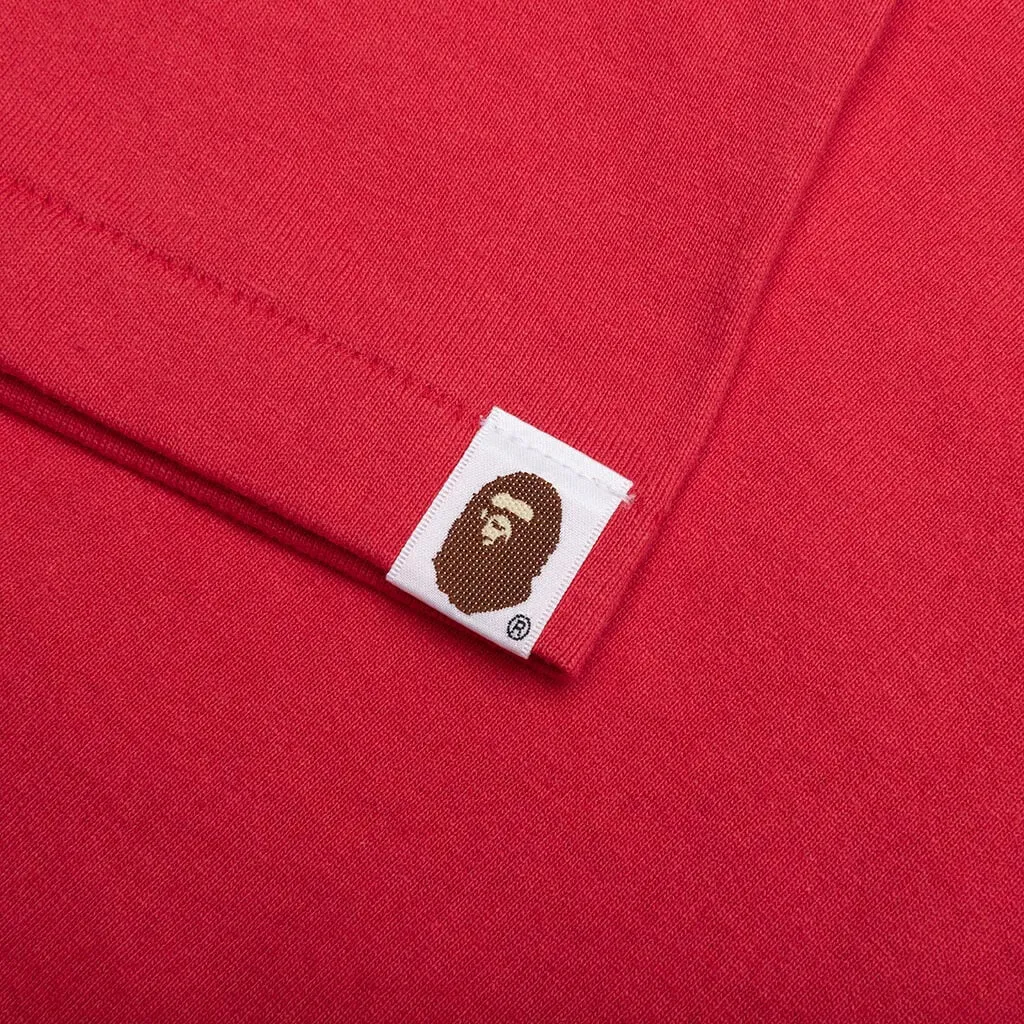 Hand Draw By Bathing Ape Tee - Red