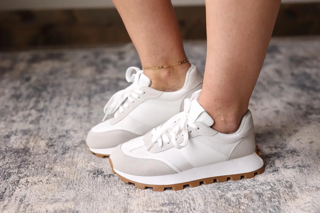 Ivory Lug Sole Sneakers