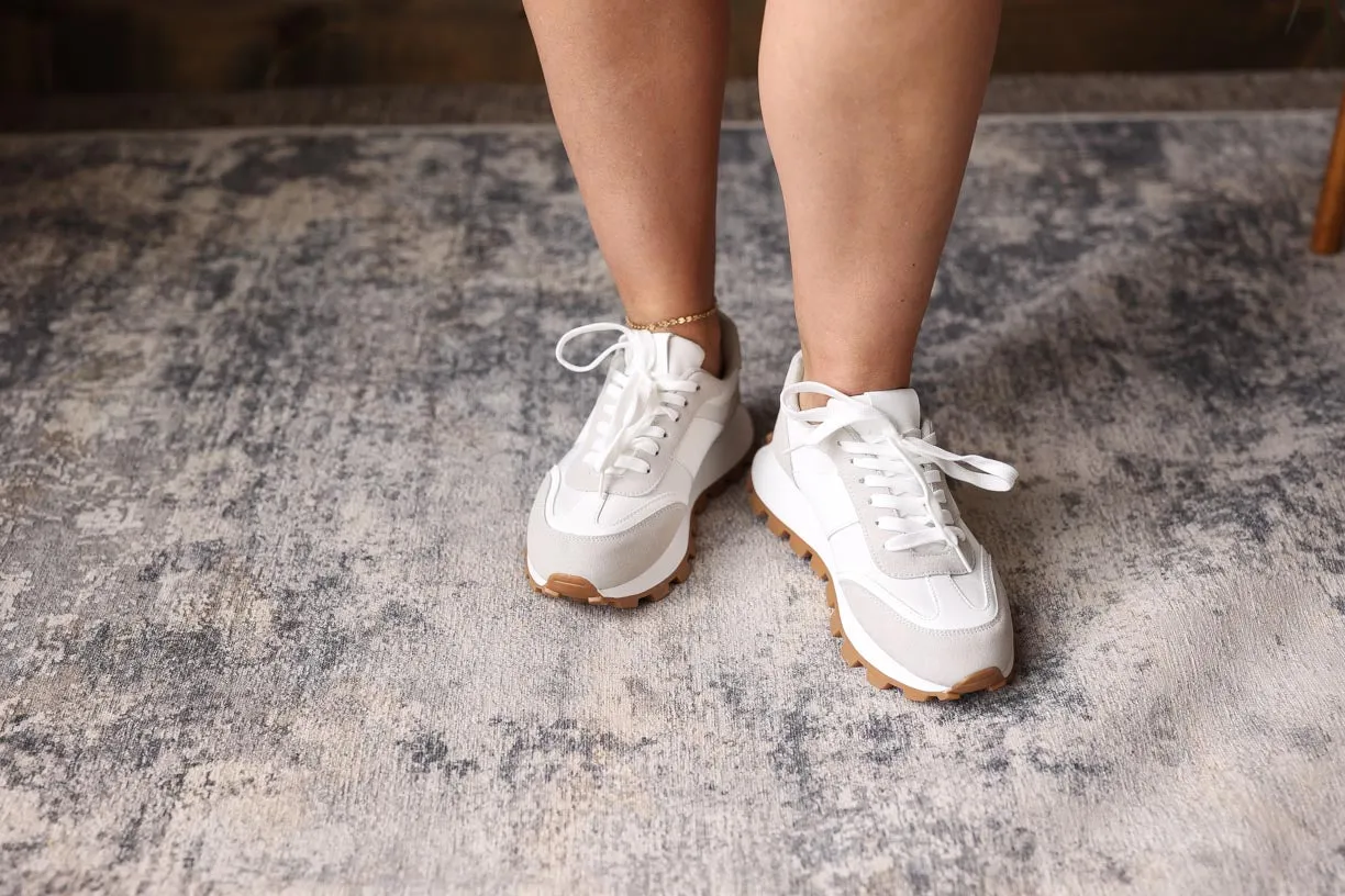 Ivory Lug Sole Sneakers