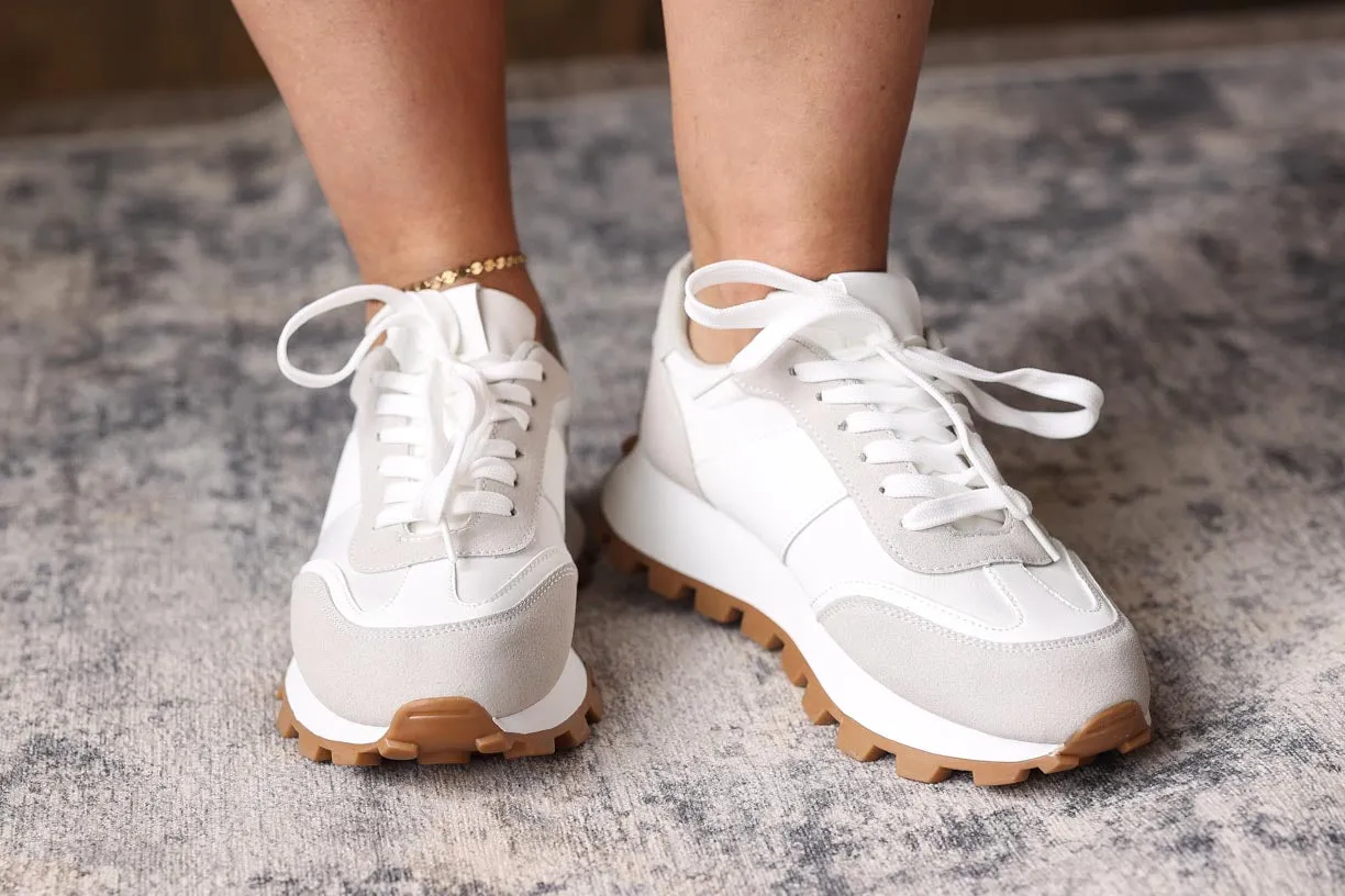 Ivory Lug Sole Sneakers