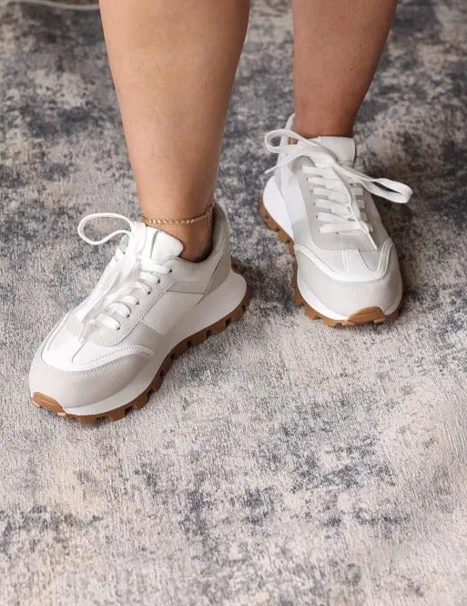 Ivory Lug Sole Sneakers