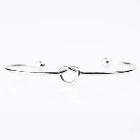 KNOT a Love Story Silver Cuff Bracelet