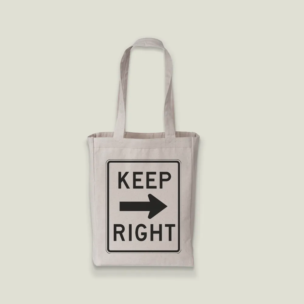 left/right tote