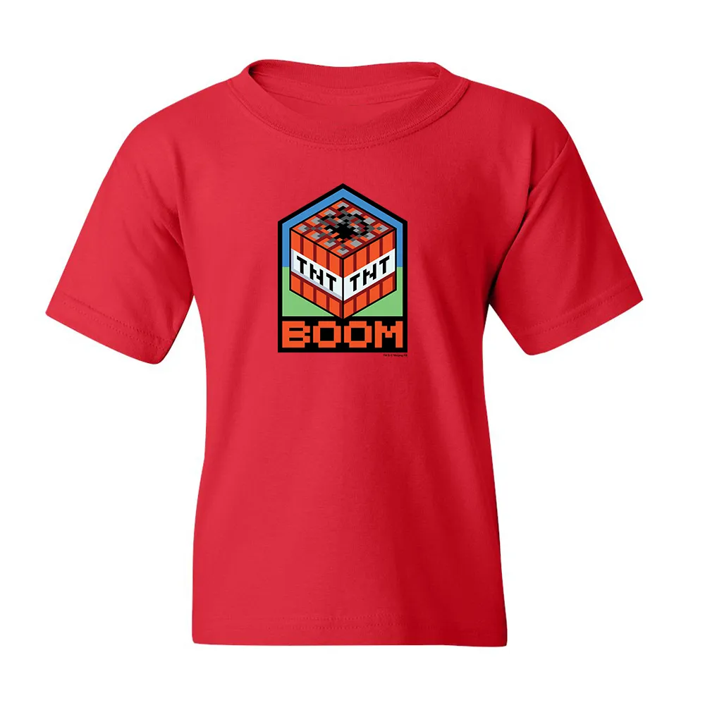 Minecraft Boom Kids Short Sleeve T-Shirt