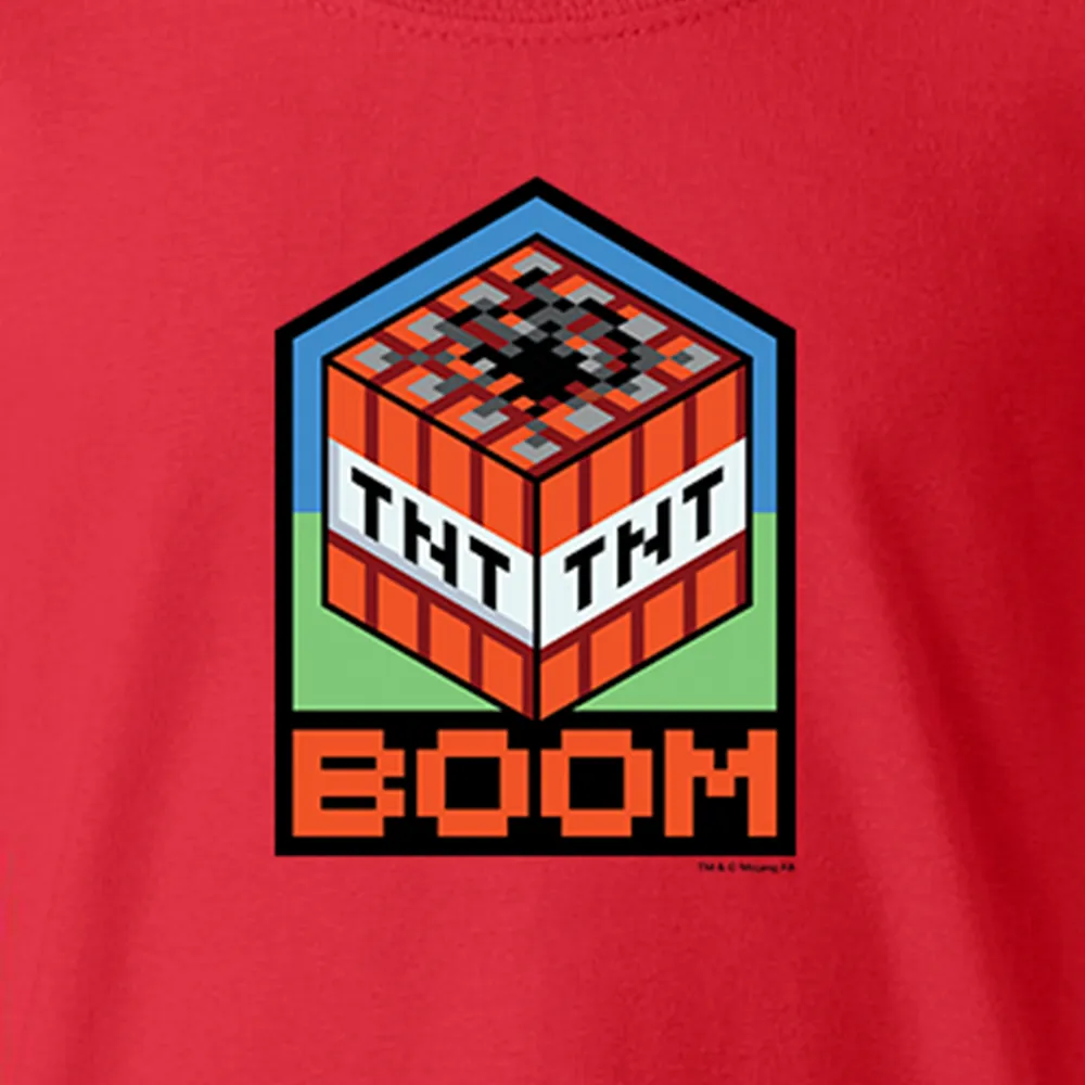 Minecraft Boom Kids Short Sleeve T-Shirt