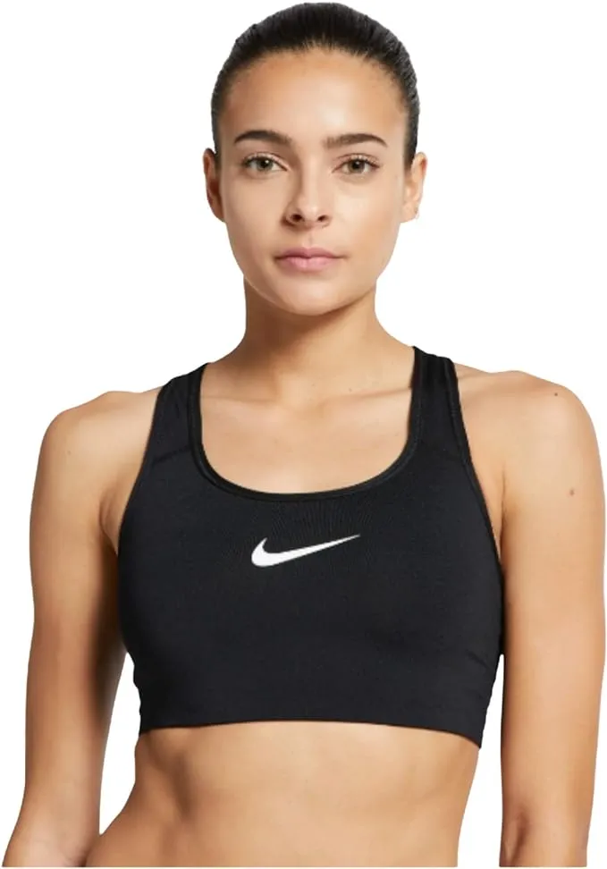 NIKE WOMEN'S DRI-FIT SWOOSH MEDIUM SUPPORT SPORTS BRA