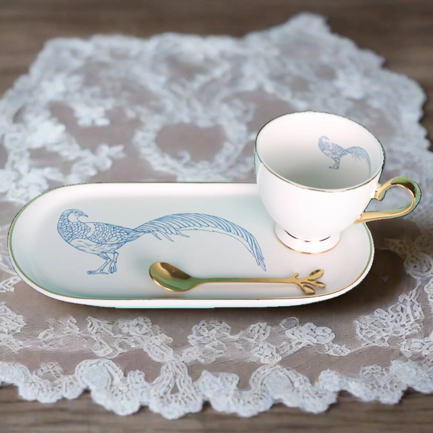 Nottingham Pheasant Teacup Set