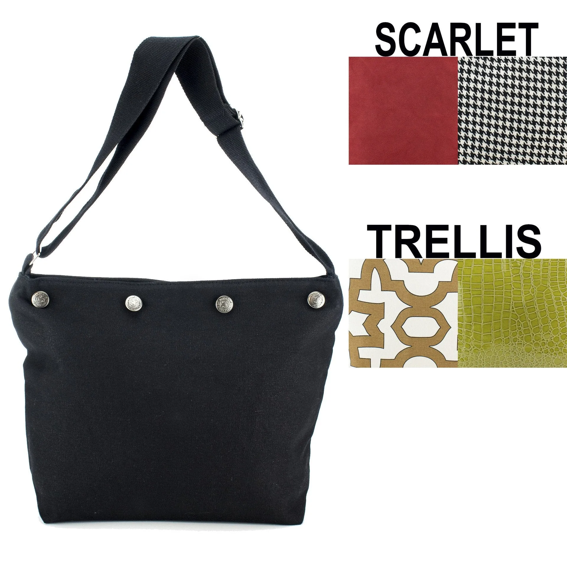 Reverse A Purse Tote Collection - Trellis, Scarlett