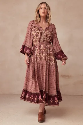 Spell Chateau Boho Gown - Grape