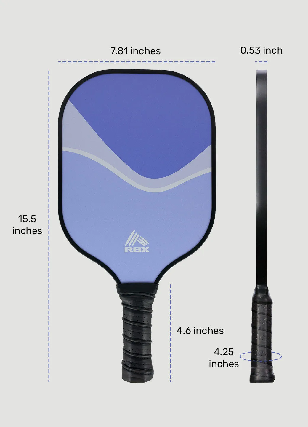 Wave Pickleball Paddle with Cover